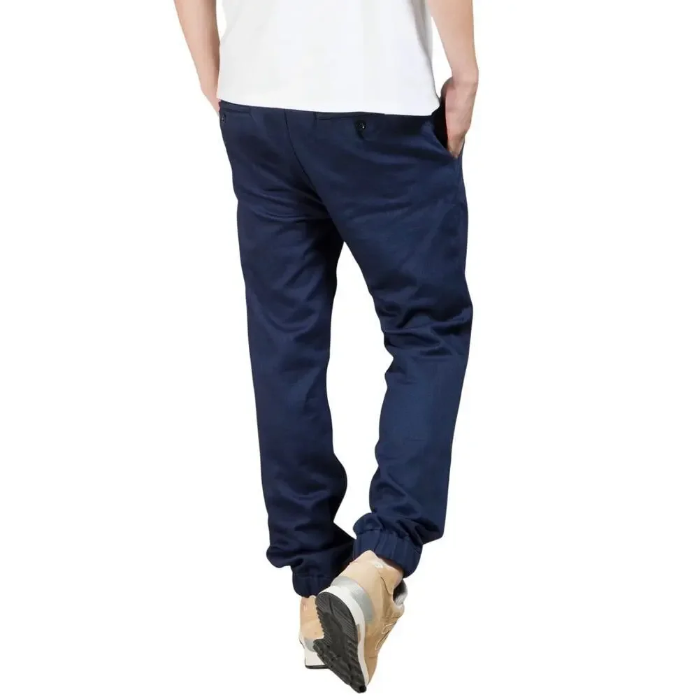 Levi's Navy Blue Men's Chino Jogger Pants Stretch Elastic Cuff Size 38 x 32